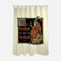 Medieval Wizard Fireball-None-Polyester-Shower Curtain-Studio Mootant