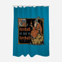 Medieval Wizard Fireball-None-Polyester-Shower Curtain-Studio Mootant
