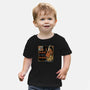 Medieval Wizard Fireball-Baby-Basic-Tee-Studio Mootant