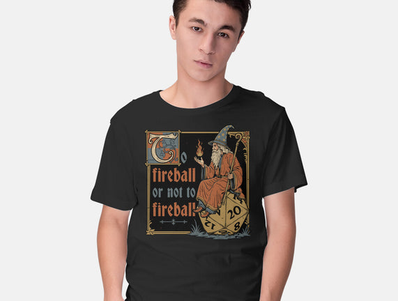Medieval Wizard Fireball