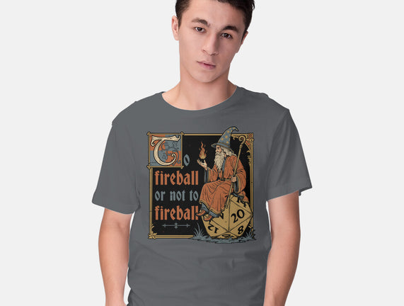 Medieval Wizard Fireball