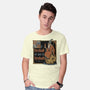 Medieval Wizard Fireball-Mens-Basic-Tee-Studio Mootant