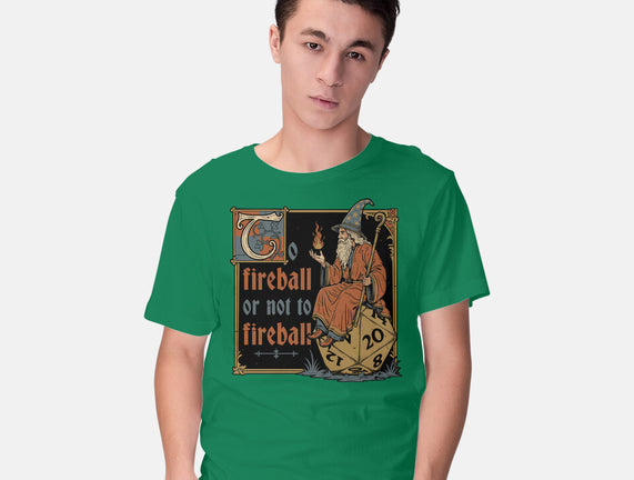 Medieval Wizard Fireball