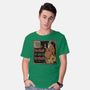 Medieval Wizard Fireball-Mens-Basic-Tee-Studio Mootant