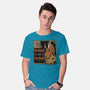 Medieval Wizard Fireball-Mens-Basic-Tee-Studio Mootant