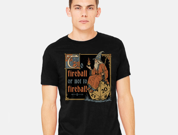 Medieval Wizard Fireball