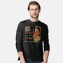 Medieval Wizard Fireball-Mens-Long Sleeved-Tee-Studio Mootant