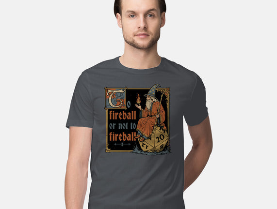 Medieval Wizard Fireball