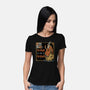 Medieval Wizard Fireball-Womens-Basic-Tee-Studio Mootant