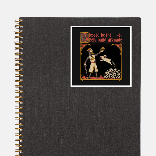 King Rabbit Medieval-None-Glossy-Sticker-Studio Mootant