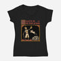 King Rabbit Medieval-Womens-V-Neck-Tee-Studio Mootant