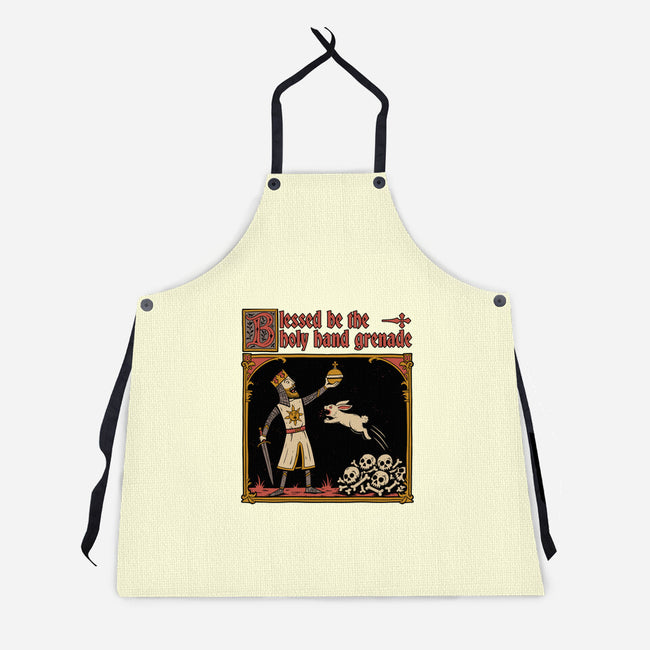 King Rabbit Medieval-Unisex-Kitchen-Apron-Studio Mootant