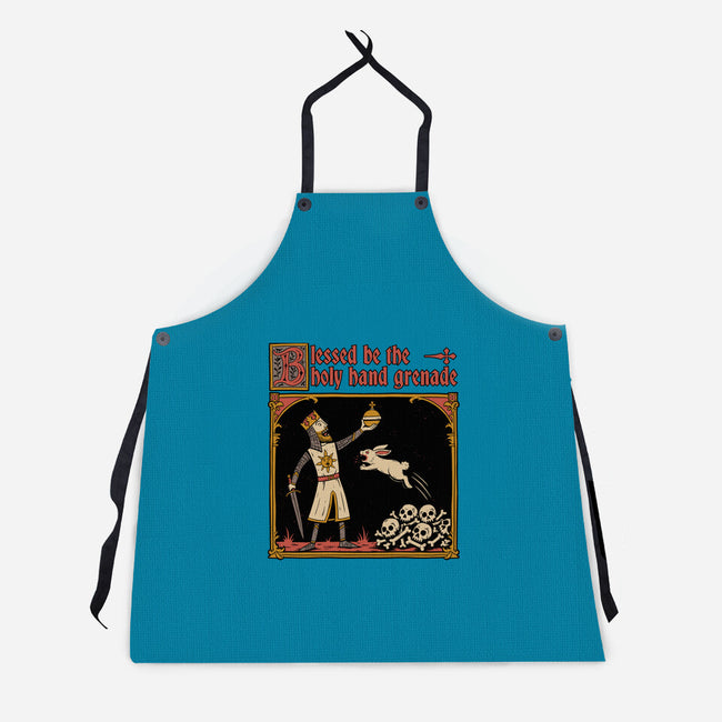 King Rabbit Medieval-Unisex-Kitchen-Apron-Studio Mootant