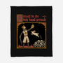 King Rabbit Medieval-None-Fleece-Blanket-Studio Mootant