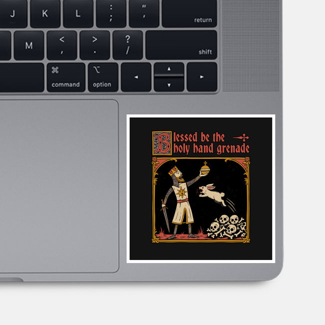 King Rabbit Medieval-None-Glossy-Sticker-Studio Mootant