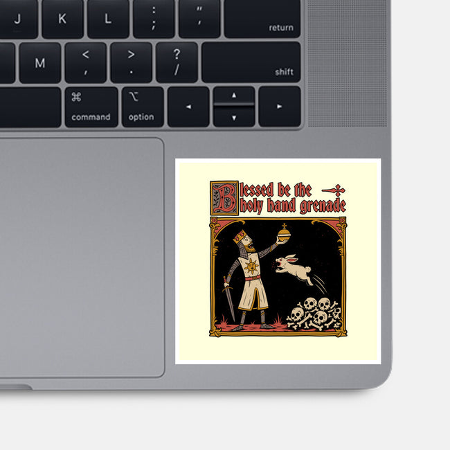 King Rabbit Medieval-None-Glossy-Sticker-Studio Mootant