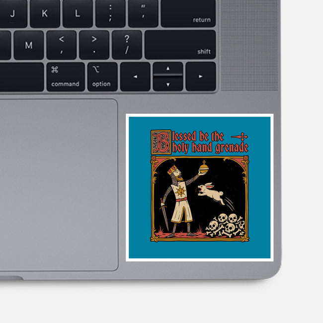 King Rabbit Medieval-None-Glossy-Sticker-Studio Mootant