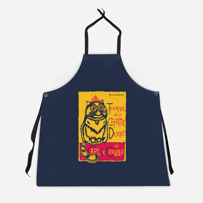 Chatte Donut-Unisex-Kitchen-Apron-demonigote