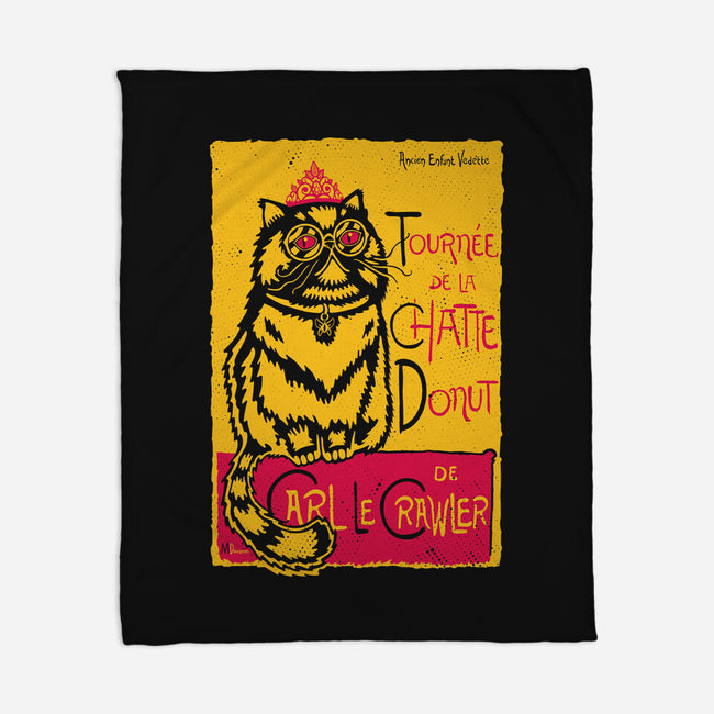 Chatte Donut-None-Fleece-Blanket-demonigote