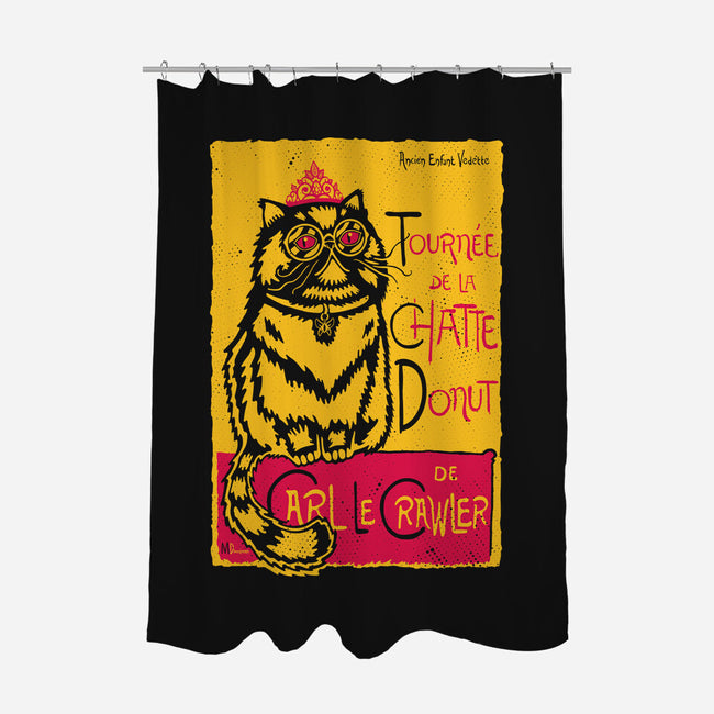 Chatte Donut-None-Polyester-Shower Curtain-demonigote