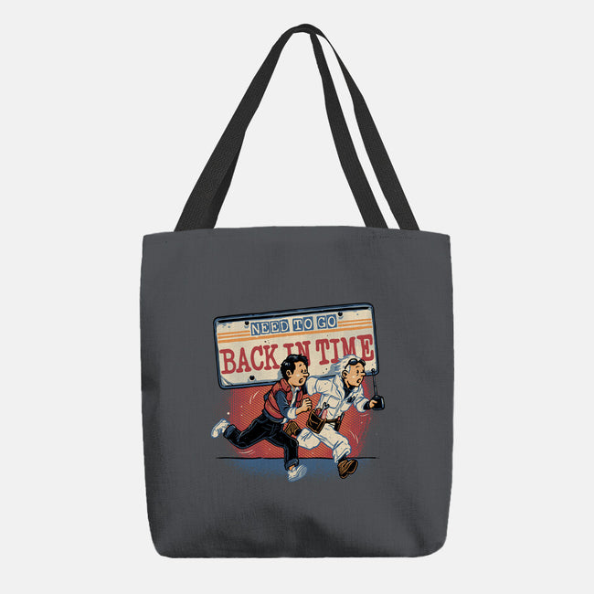 Need To Go Back In Time-None-Basic Tote-Bag-glitchygorilla