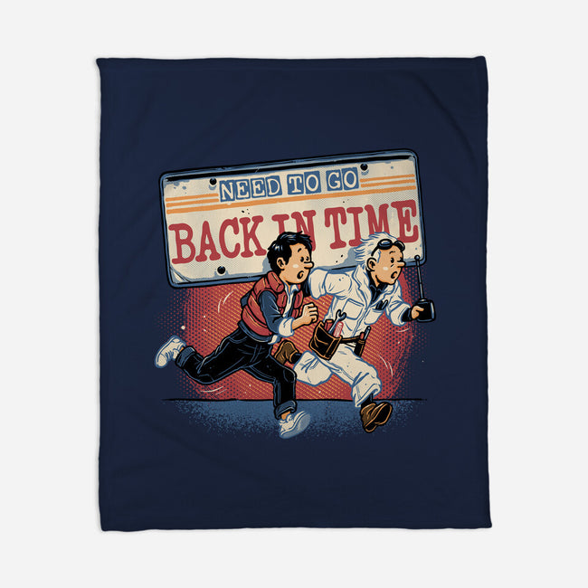 Need To Go Back In Time-None-Fleece-Blanket-glitchygorilla