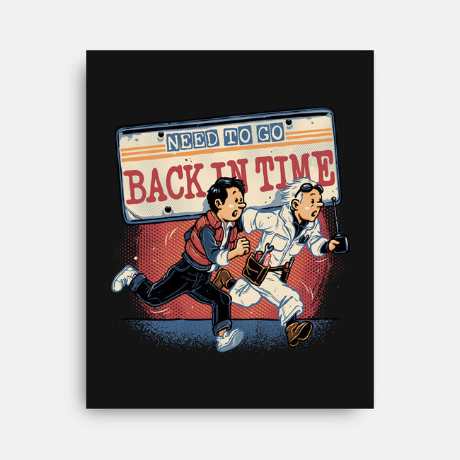 Need To Go Back In Time-None-Stretched-Canvas-glitchygorilla