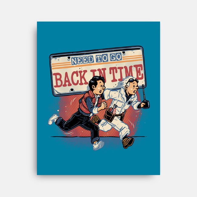 Need To Go Back In Time-None-Stretched-Canvas-glitchygorilla
