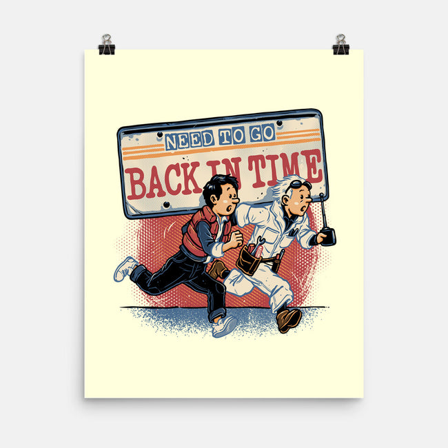 Need To Go Back In Time-None-Matte-Poster-glitchygorilla