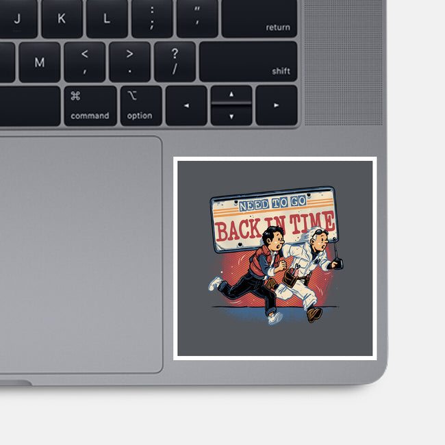 Need To Go Back In Time-None-Glossy-Sticker-glitchygorilla