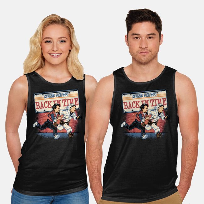 Need To Go Back In Time-Unisex-Basic-Tank-glitchygorilla