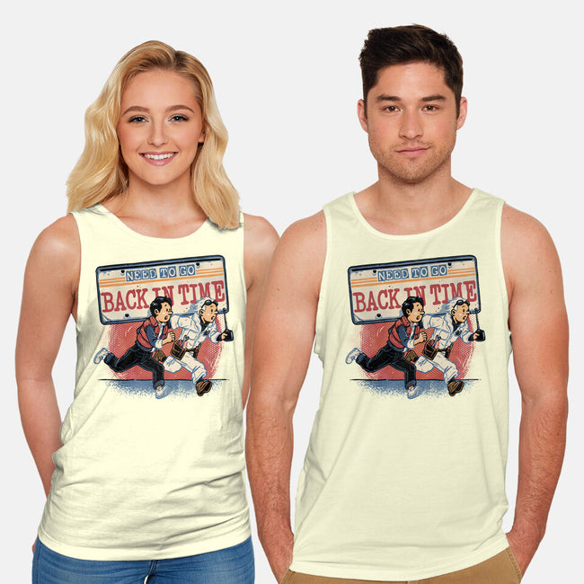 Need To Go Back In Time-Unisex-Basic-Tank-glitchygorilla