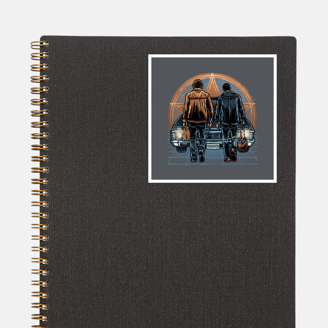 Life On The Road Less Travelled-None-Glossy-Sticker-glitchygorilla