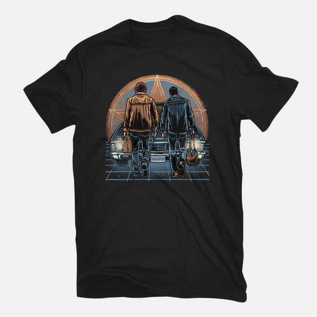 Life On The Road Less Travelled-Mens-Premium-Tee-glitchygorilla