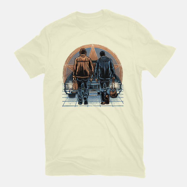 Life On The Road Less Travelled-Mens-Basic-Tee-glitchygorilla