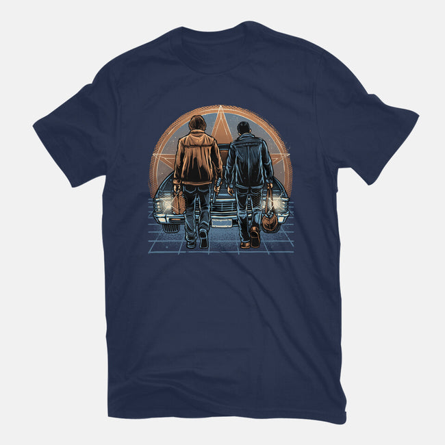 Life On The Road Less Travelled-Mens-Basic-Tee-glitchygorilla