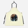 Life On The Road Less Travelled-Unisex-Kitchen-Apron-glitchygorilla