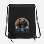 Life On The Road Less Travelled-None-Drawstring-Bag-glitchygorilla