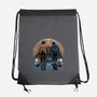 Life On The Road Less Travelled-None-Drawstring-Bag-glitchygorilla