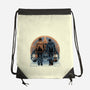Life On The Road Less Travelled-None-Drawstring-Bag-glitchygorilla