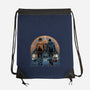 Life On The Road Less Travelled-None-Drawstring-Bag-glitchygorilla