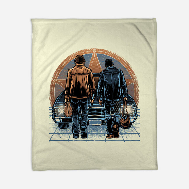 Life On The Road Less Travelled-None-Fleece-Blanket-glitchygorilla