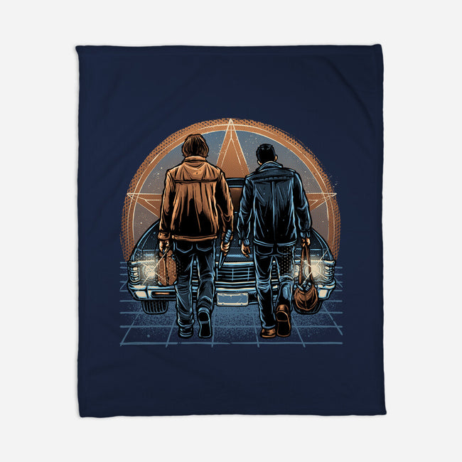 Life On The Road Less Travelled-None-Fleece-Blanket-glitchygorilla