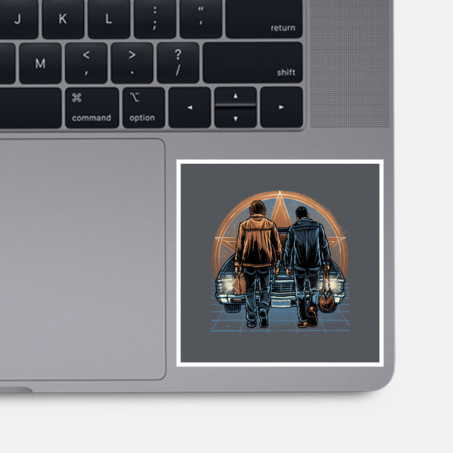 Life On The Road Less Travelled-None-Glossy-Sticker-glitchygorilla