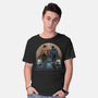 Life On The Road Less Travelled-Mens-Basic-Tee-glitchygorilla