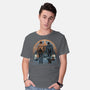Life On The Road Less Travelled-Mens-Basic-Tee-glitchygorilla