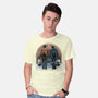 Life On The Road Less Travelled-Mens-Basic-Tee-glitchygorilla