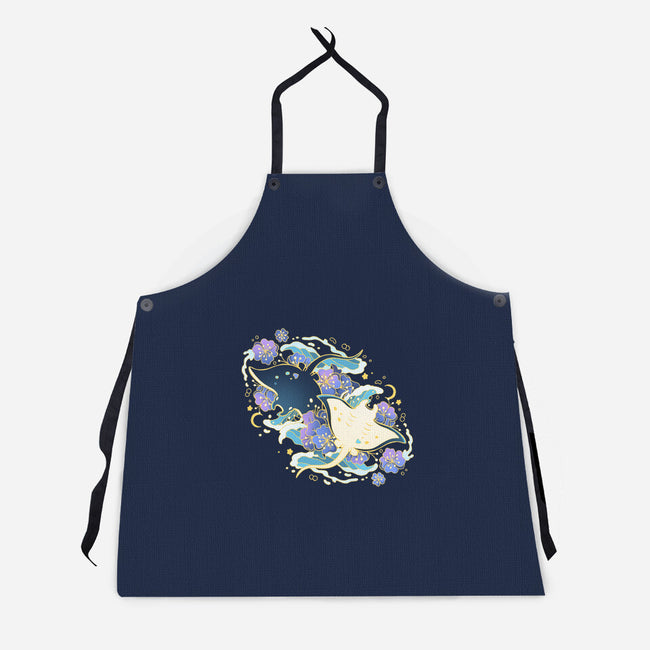 Manta Ray-Unisex-Kitchen-Apron-Vallina84