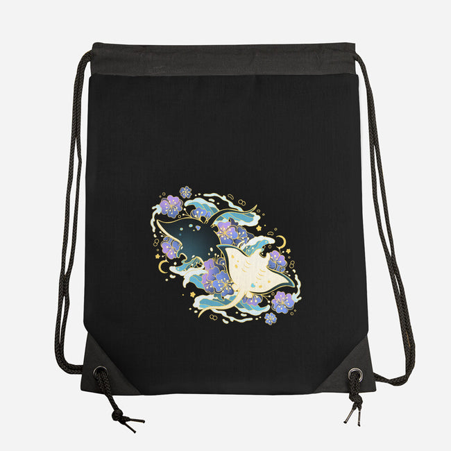 Manta Ray-None-Drawstring-Bag-Vallina84