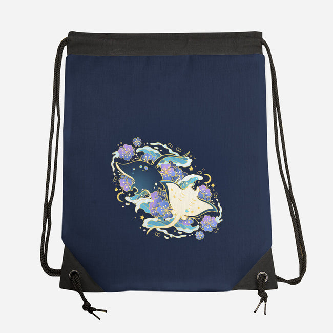 Manta Ray-None-Drawstring-Bag-Vallina84